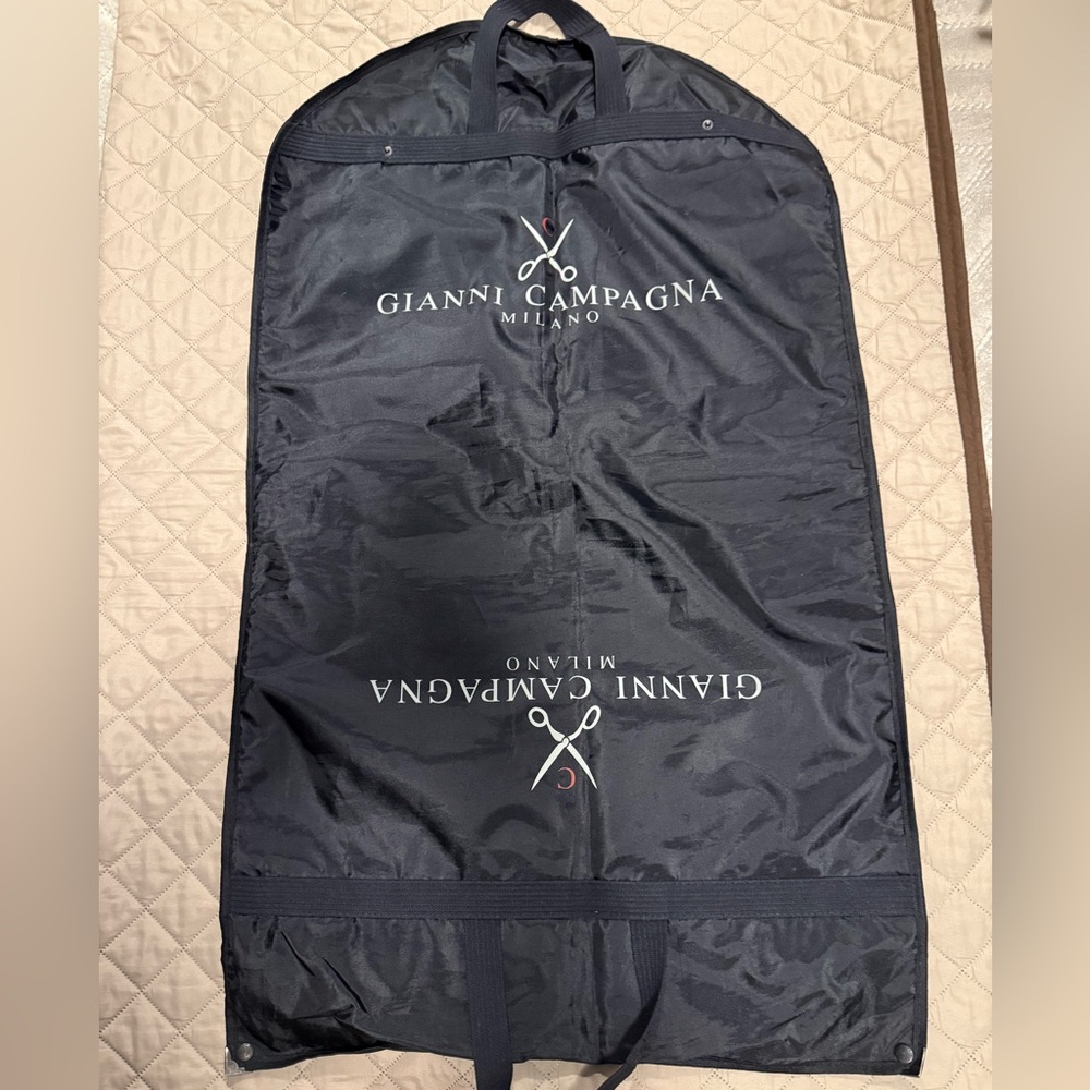 Black Gianni Campagna Garment Bag